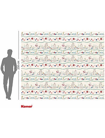 Papier peint panoramique - Disney Winnie l'ourson Friends in Garden - Taille: 300 x 250 cm