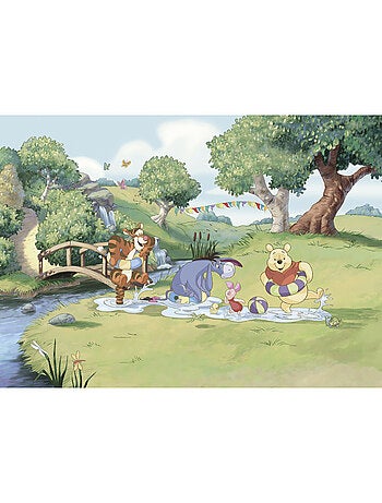 Papier peint panoramique - Disney Winnie l'ourson Friendship and Fun - Taille: 350 x 250 cm