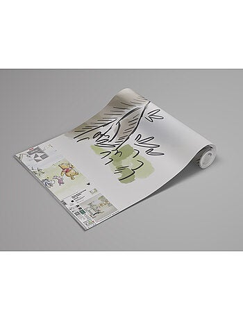 Papier peint panoramique - Disney Winnie l'ourson Walk Together - Taille: 300 x 250 cm