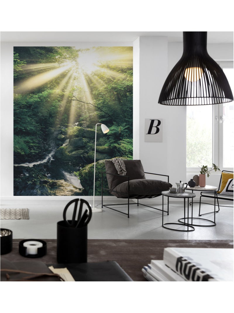 Papier peint panoramique - divine - taille: 200 x 250 cm Multicolore - Kiabi