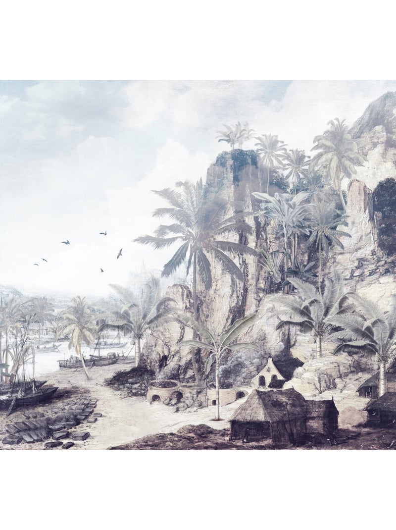 Papier peint panoramique - Dreamworld - Taille: 300 x 280 cm Multicolore - Kiabi