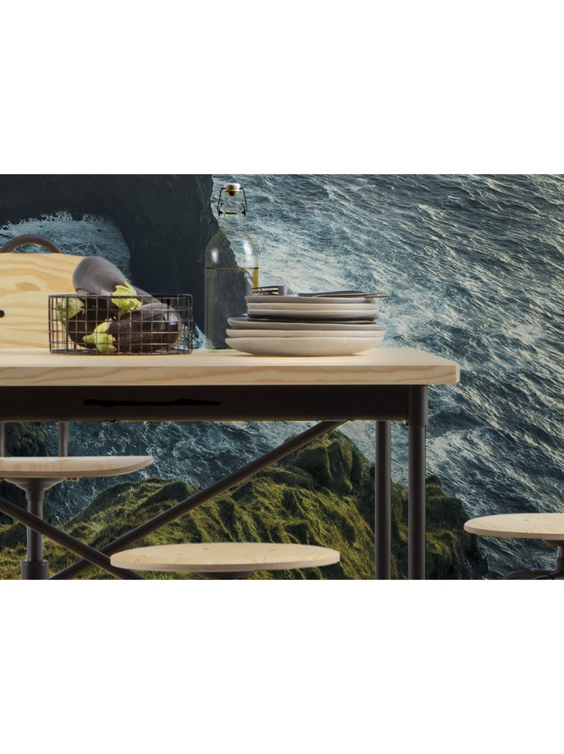 Papier peint panoramique - eclipse - taille: 400 x 250 cm Multicolore - Kiabi