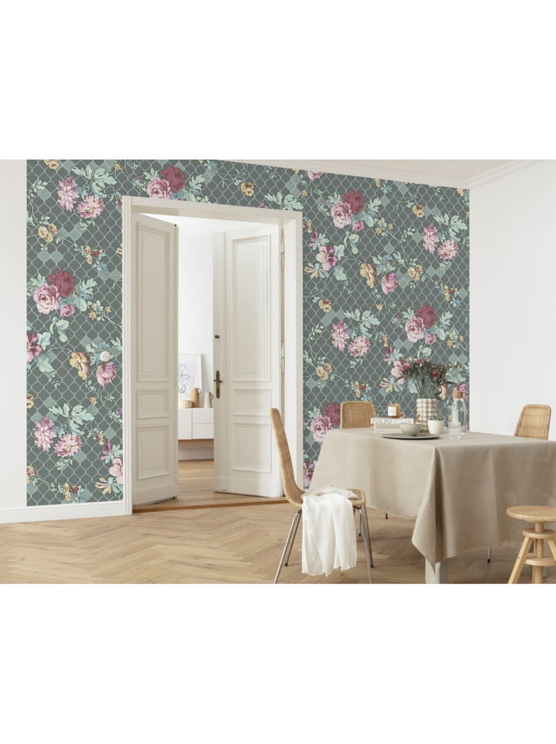 Papier peint panoramique - embellish - taille: 400 x 280 cm Multicolore - Kiabi