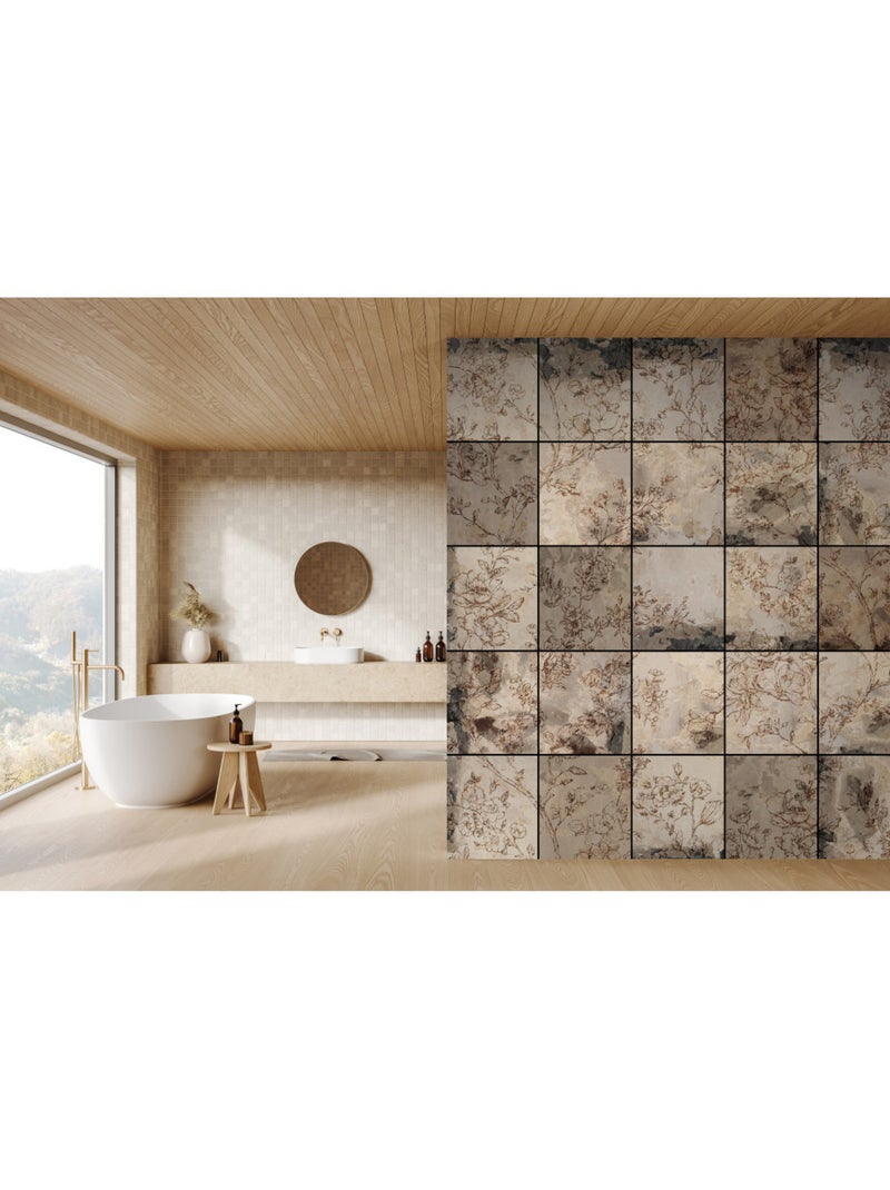 Papier peint panoramique - emboss - taille: 300 x 280 cm Multicolore - Kiabi