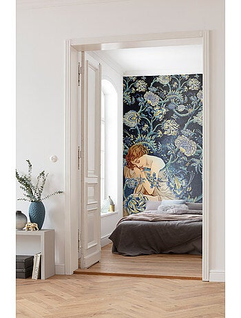 Papier peint panoramique - femme d'or - taille: 200 x 280 cm