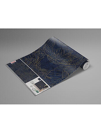 Papier peint panoramique - feuille d'or - taille: 200 x 280 cm