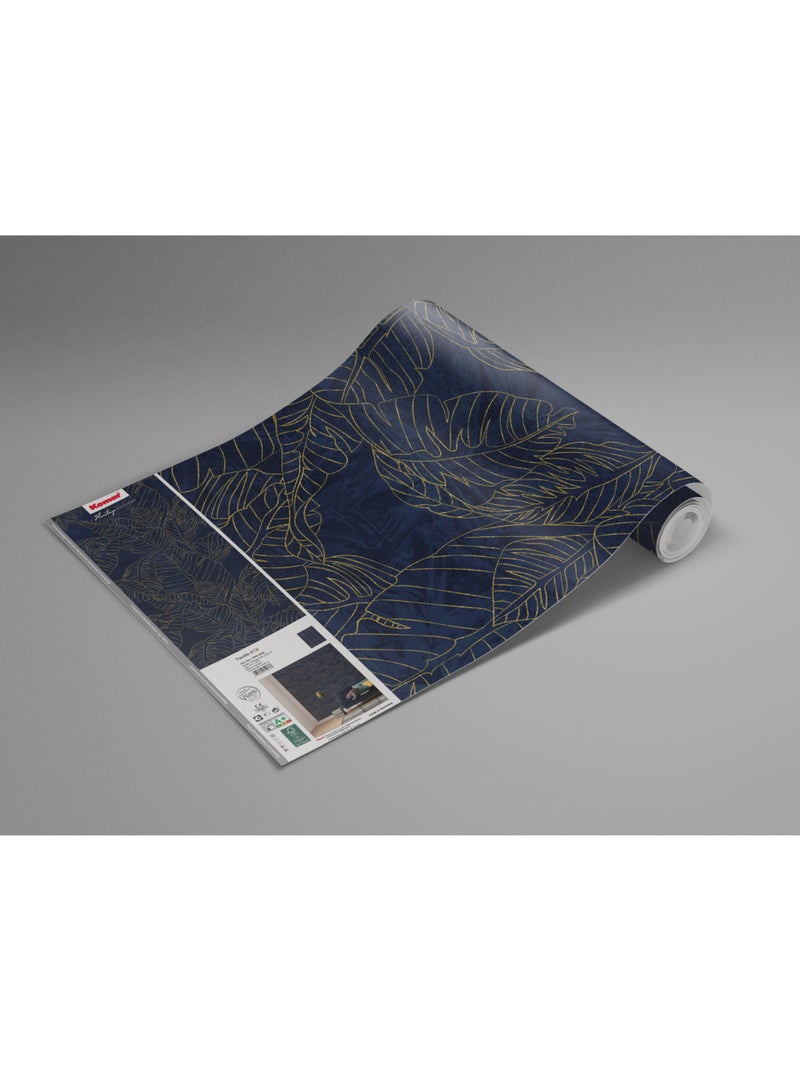 Papier peint panoramique - feuille d'or - taille: 200 x 280 cm Multicolore - Kiabi