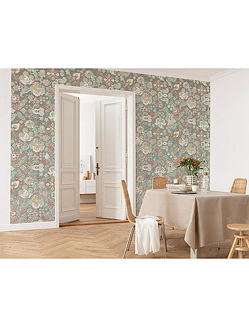 Papier peint panoramique - fleurs d'océan - taille: 400 x 280 cm