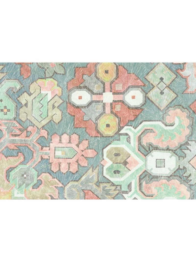 Papier peint panoramique - fleurs d'océan - taille: 400 x 280 cm Multicolore - Kiabi