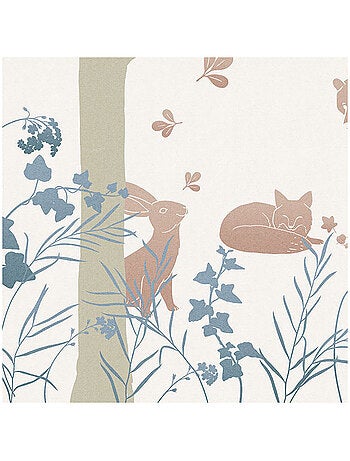 Papier peint panoramique - forest animals - taille: 400 x 280 cm