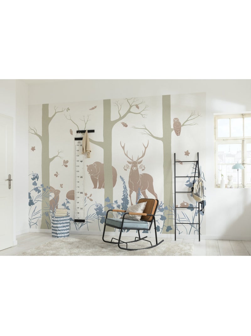 Papier peint panoramique - forest animals - taille: 400 x 280 cm Multicolore - Kiabi