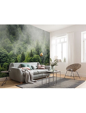 Papier peint panoramique - forest land - taille: 400 x 250 cm