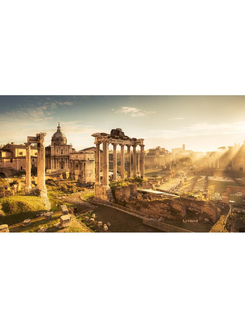 Papier peint panoramique - forum romanum - taille: 500 x 280 cm Multicolore - Kiabi
