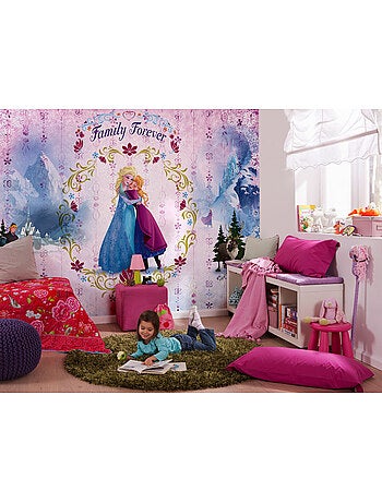 Papier peint panoramique - frozen family forever - taille: 400 x 260 cm