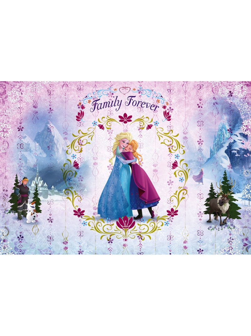 Papier peint panoramique - frozen family forever - taille: 400 x 260 cm Multicolore - Kiabi