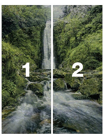 Papier peint panoramique - glenevin falls - taille: 200 x 250 cm