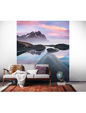 Papier peint panoramique - glowing vestrahorn - taille: 200 x 250 cm
