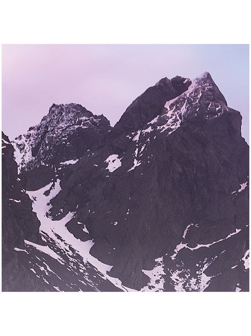 Papier peint panoramique - glowing vestrahorn - taille: 200 x 250 cm Multicolore - Kiabi