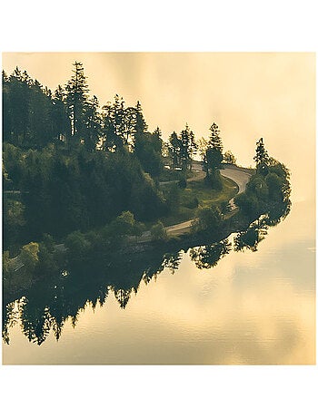 Papier peint panoramique - gold mountains - taille: 400 x 250 cm