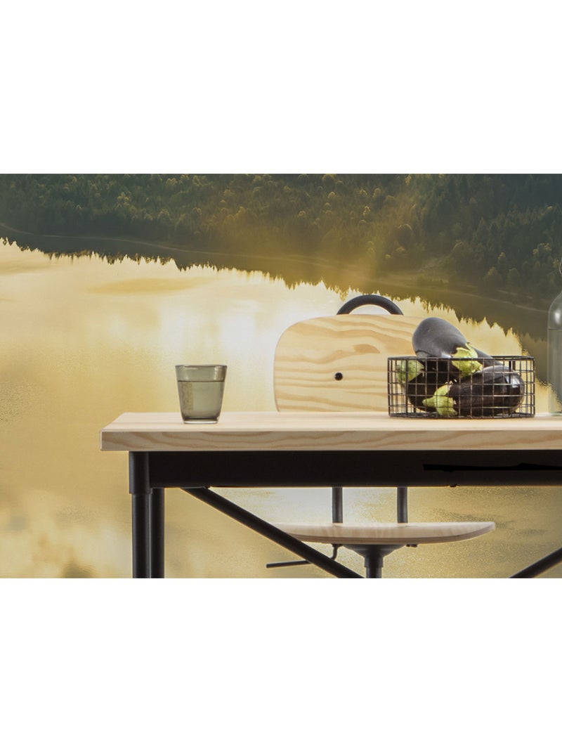 Papier peint panoramique - gold mountains - taille: 400 x 250 cm Multicolore - Kiabi