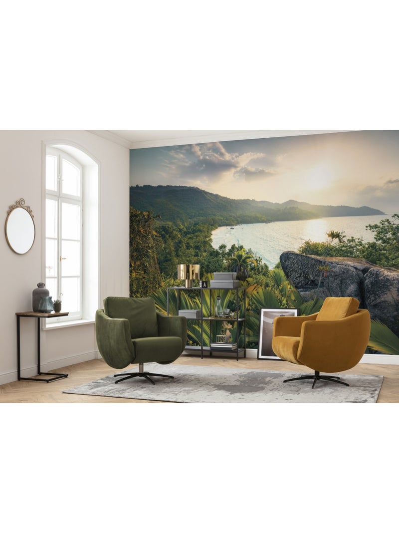 Papier peint panoramique - golden air - taille: 450 x 280 cm Multicolore - Kiabi