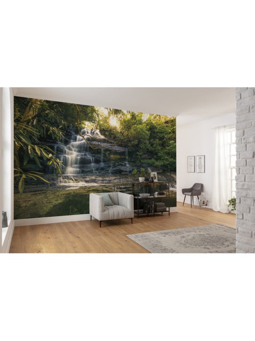 Papier peint panoramique - golden falls - taille: 450 x 280 cm - Kiabi