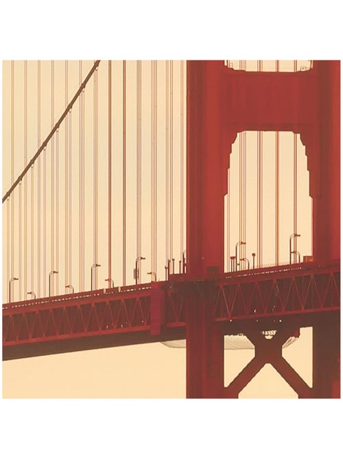 Papier peint panoramique - golden gate - taille: 400 x 250 cm - Kiabi