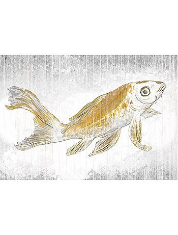 Papier peint panoramique - golden koi - taille: 400 x 280 cm