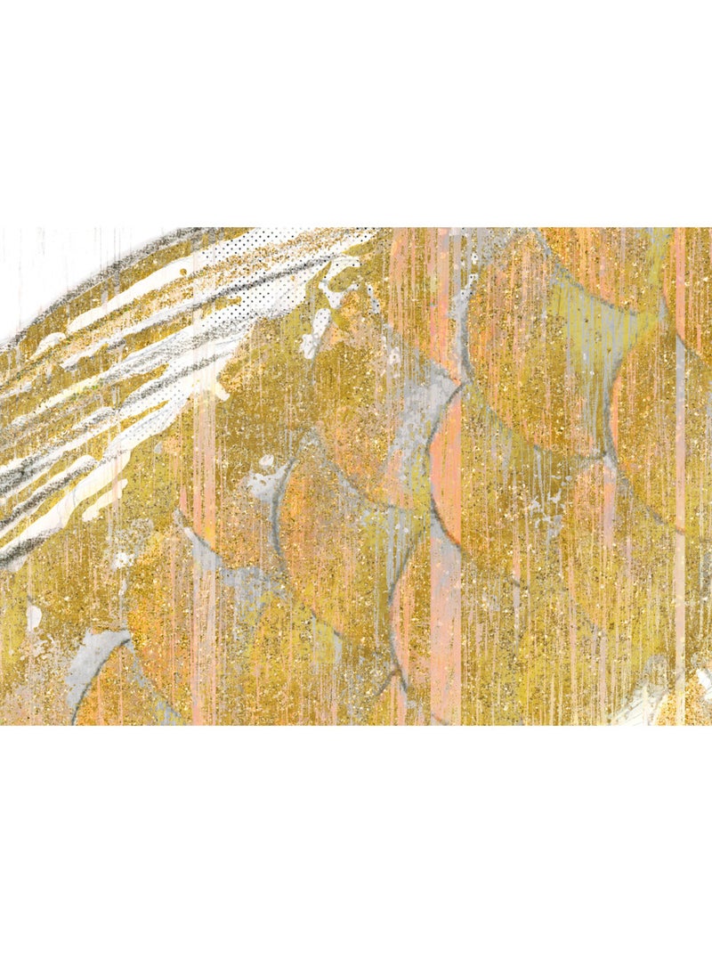 Papier peint panoramique - golden koi - taille: 400 x 280 cm Multicolore - Kiabi
