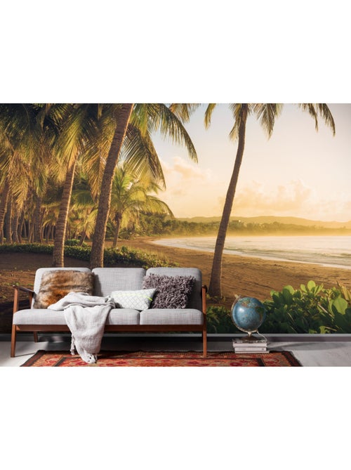 Papier peint panoramique - golden lands - taille: 400 x 250 cm - Kiabi