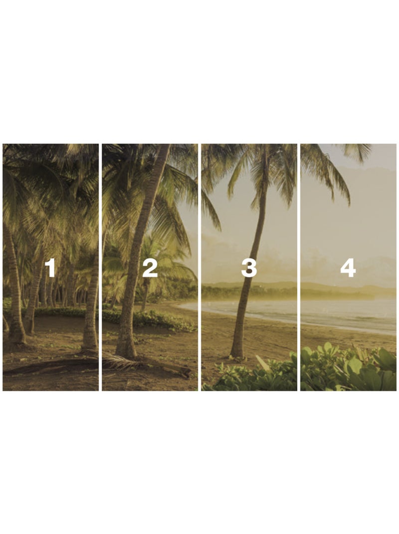 Papier peint panoramique - golden lands - taille: 400 x 250 cm Multicolore - Kiabi