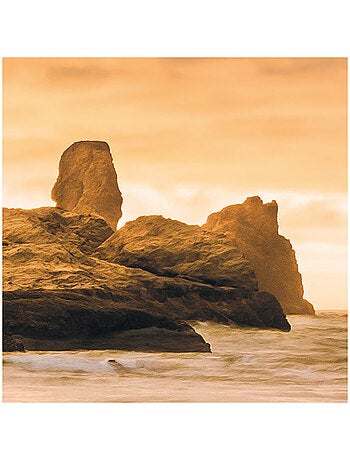 Papier peint panoramique - golden stacks - taille: 400 x 250 cm