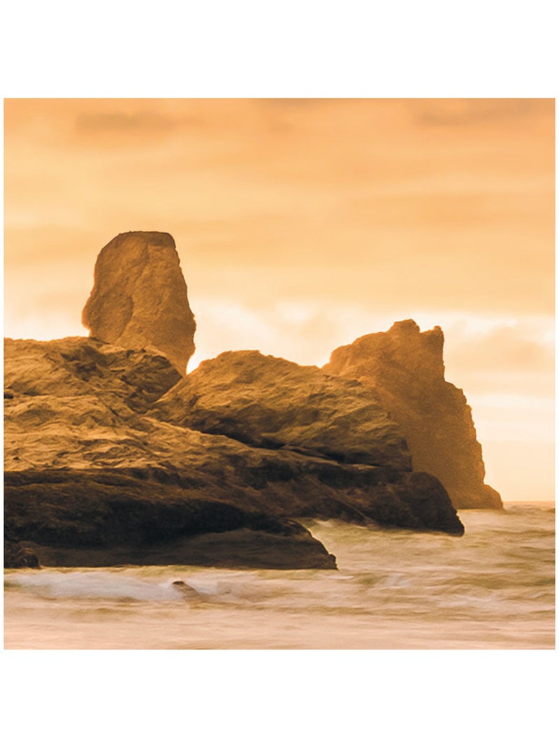 Papier peint panoramique - golden stacks - taille: 400 x 250 cm Multicolore - Kiabi