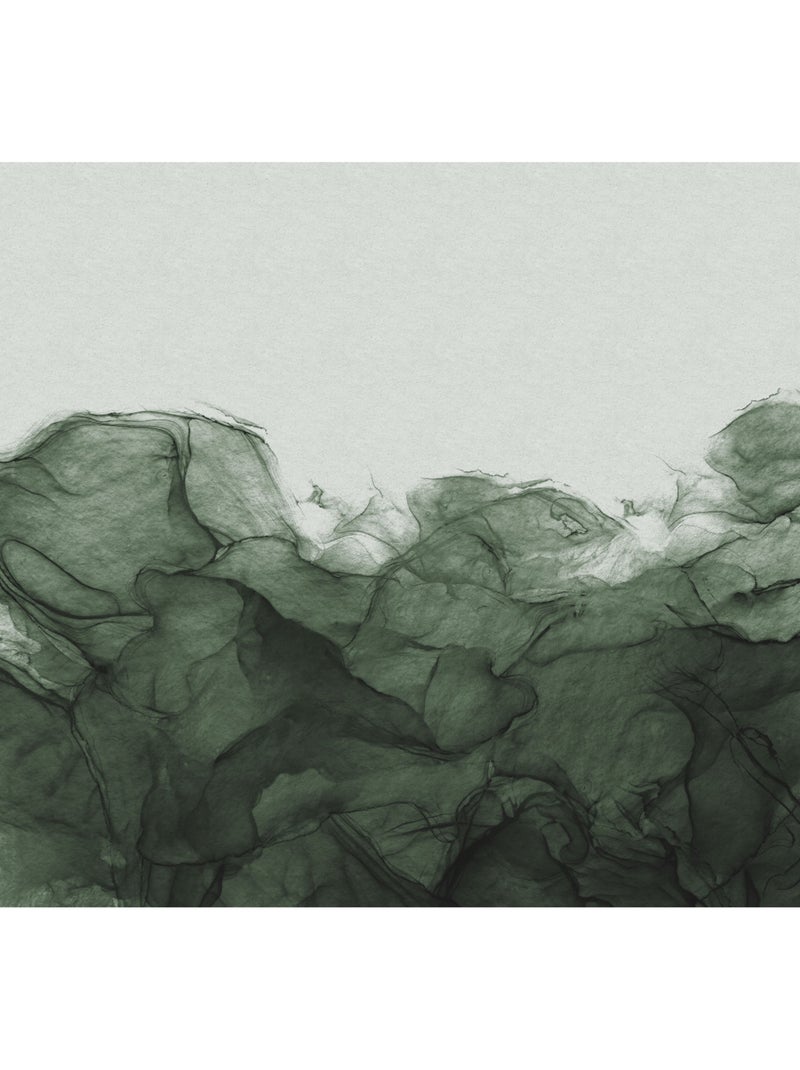 Papier peint panoramique - green dust - taille: 300 x 280 cm Multicolore - Kiabi