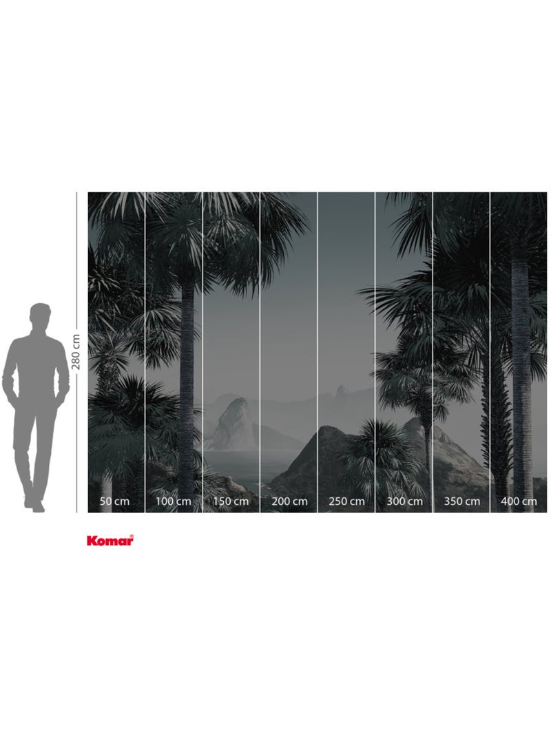 Papier peint panoramique - guanabara - taille: 400 x 280 cm Multicolore - Kiabi