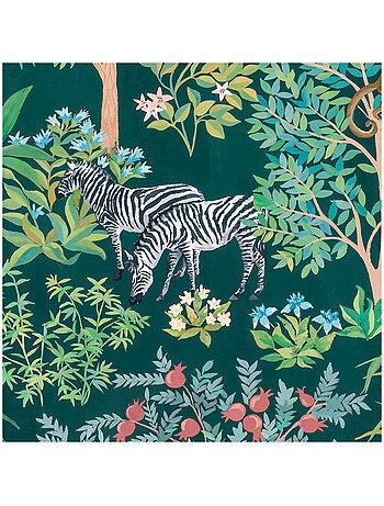 Papier peint panoramique - happy jungle - taille: 200 x 280 cm