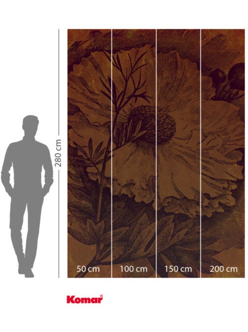 Papier peint panoramique - harvest - taille: 200 x 280 cm - Kiabi