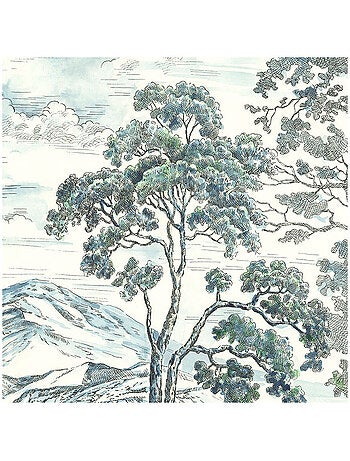 Papier peint panoramique - highland trees - taille: 250 x 280 cm