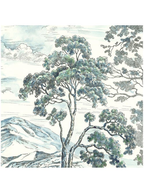 Papier peint panoramique - highland trees - taille: 250 x 280 cm - Kiabi Papier peint panoramique - highland trees - taille: 250 x 280 cm - Kiabi