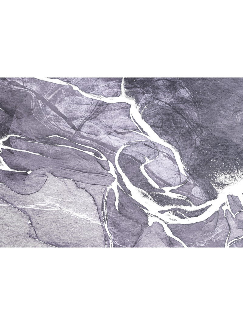 Papier peint panoramique - ink blue fluid - taille: 300 x 280 cm Multicolore - Kiabi