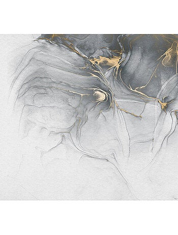 Papier peint panoramique - ink gold fluid - taille: 300 x 280 cm