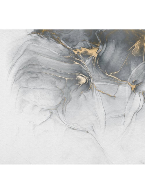 Papier peint panoramique - ink gold fluid - taille: 300 x 280 cm - Kiabi Papier peint panoramique - ink gold fluid - taille: 300 x 280 cm - Kiabi