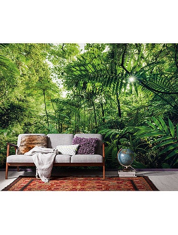Papier peint panoramique - into the jungle - taille: 400 x 250 cm