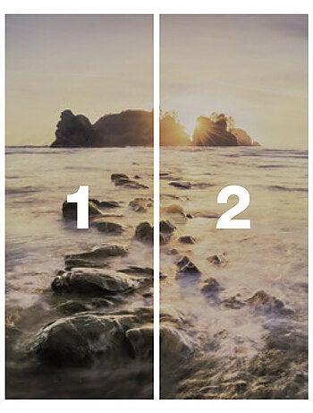 Papier peint panoramique - island dreaming - taille: 200 x 250 cm