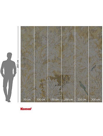 Papier peint panoramique - jungle maze - taille: 300 x 280 cm