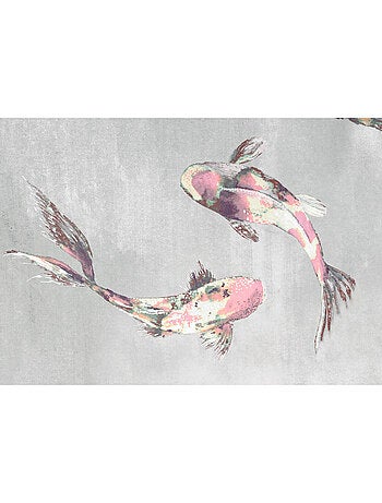 Papier peint panoramique - koi - taille: 300 x 280 cm