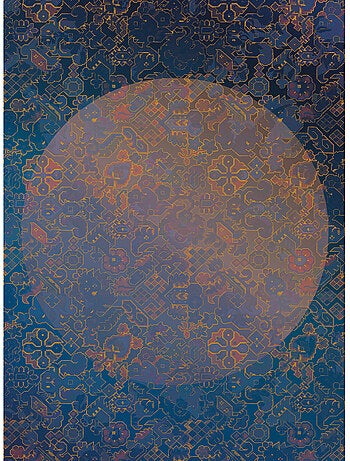 Papier peint panoramique - la lune - taille: 200 x 270 cm