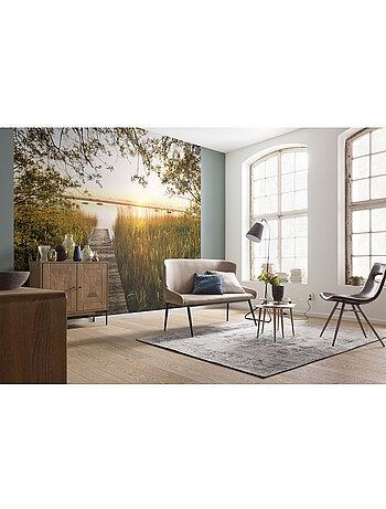 Papier peint panoramique - lakeside - taille: 300 x 250 cm