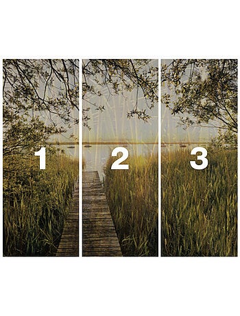 Papier peint panoramique - lakeside - taille: 300 x 250 cm