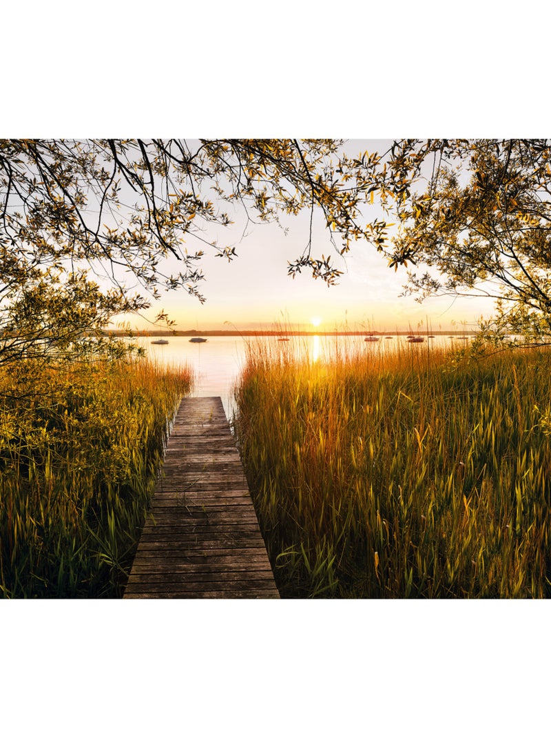 Papier peint panoramique - lakeside - taille: 300 x 250 cm Multicolore - Kiabi